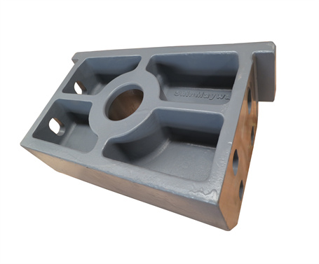 Hydraulic cylinder mounting block of tipper