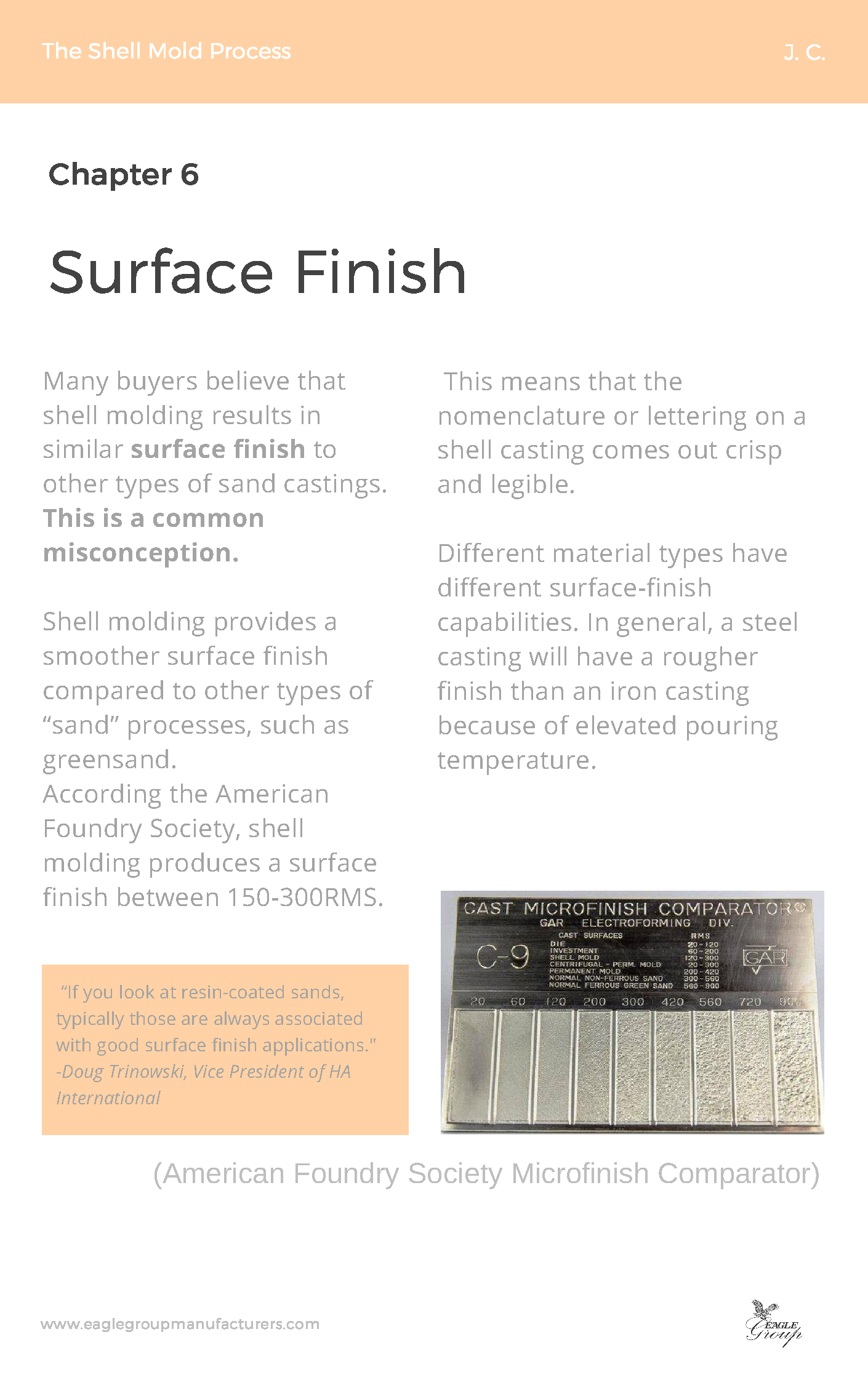 Shell Molding Process Guide- The Eagle Group(图17)