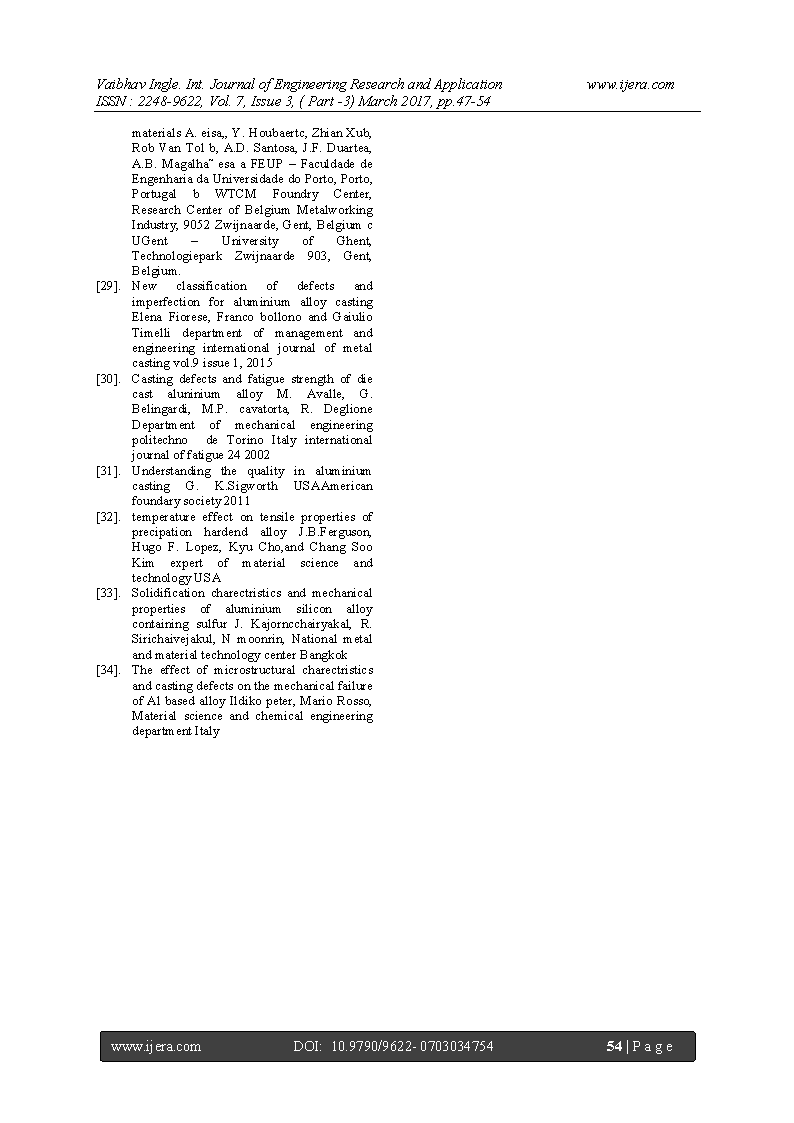 Defects, Root Causes in Casting Process and Their Remedies:  Review(图7)